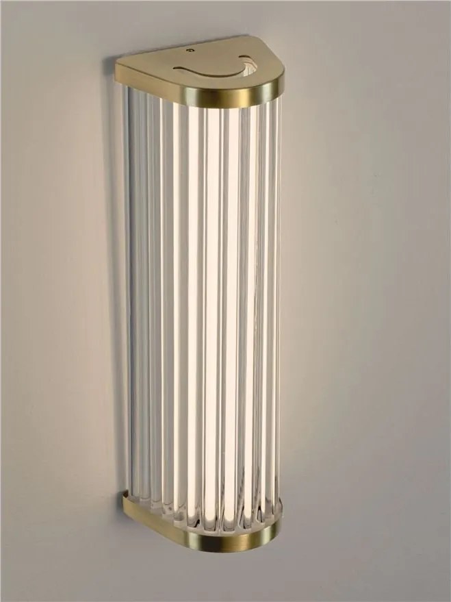 Aplica de perete LED baie IP44 VITREE aurie