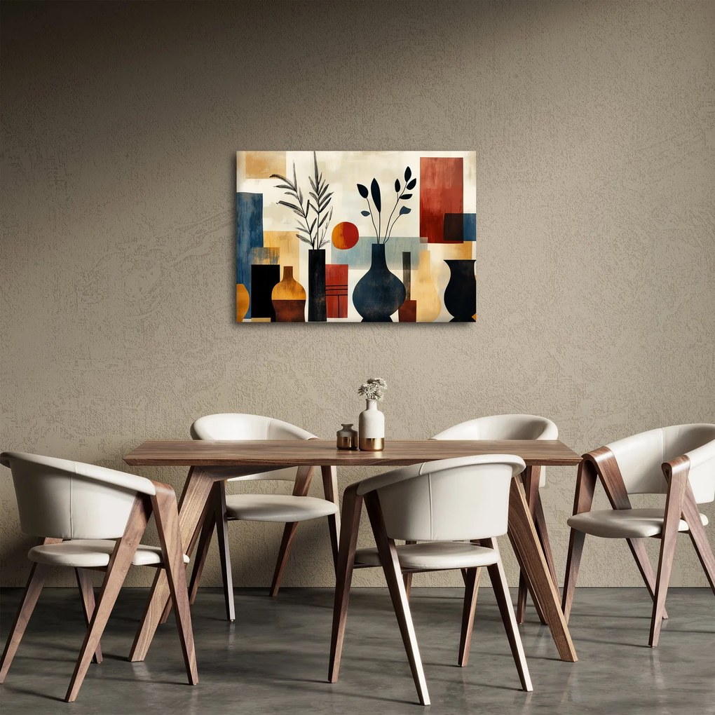 Tablou - Vaze cubiste (70x50 cm)