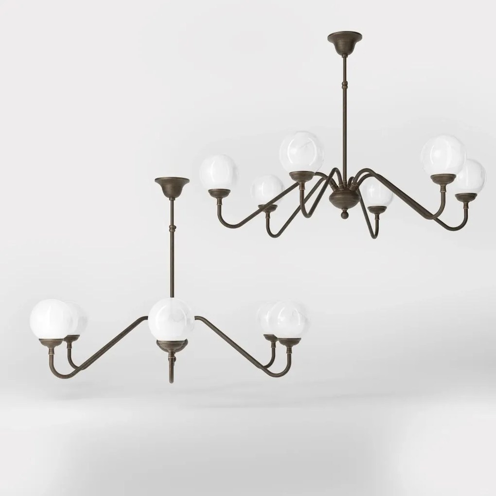 Candelabru din alama stil modern Art Deco Incanto