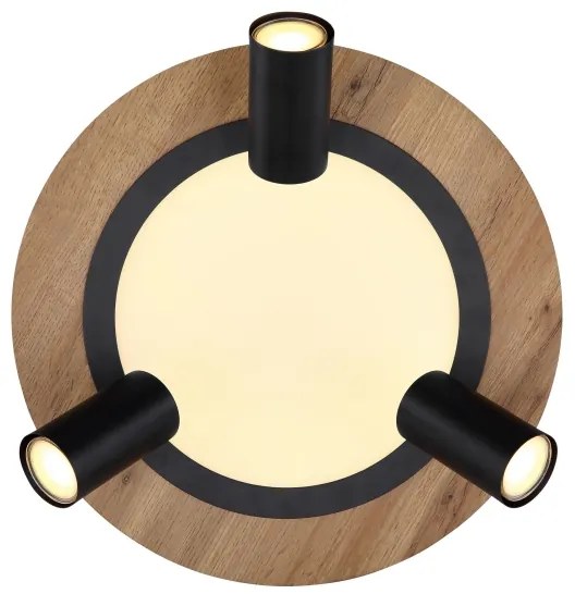 Spot LED KASSU 3xGU10/5W + LED/15W/230V Globo 67307D