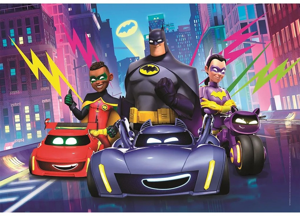 Batman Batwheels 104 piese puzzle maxi Clementoni