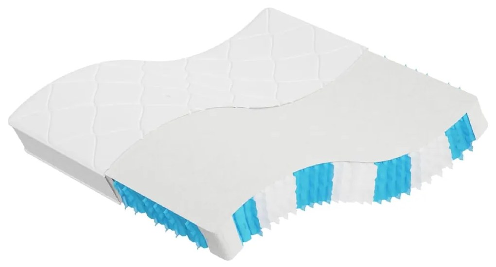 vidaXL Saltea cu arcuri buzunar, fermitate medie, 180x200 cm