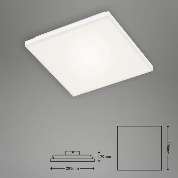 Panou LED dimabil Briloner 7378-016 LED/12W/230V + telecomandă