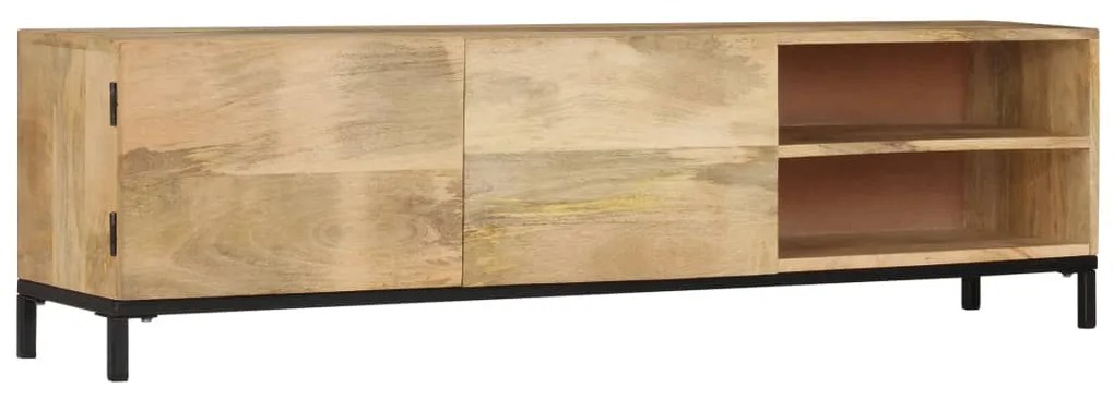 Comoda TV, 145 x 30 x 41 cm, lemn masiv de mango