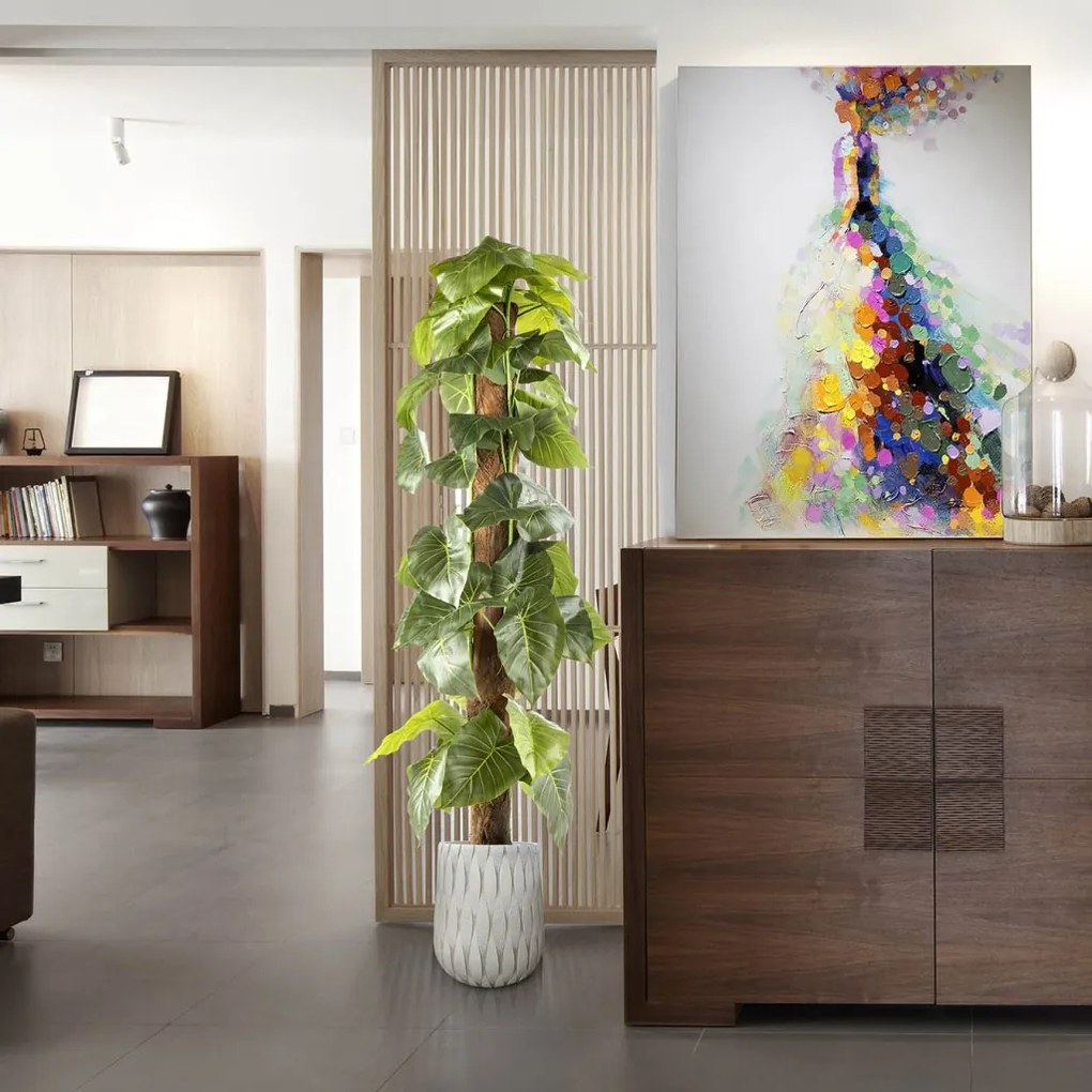 Planta artificiala decorativa Taro, H150