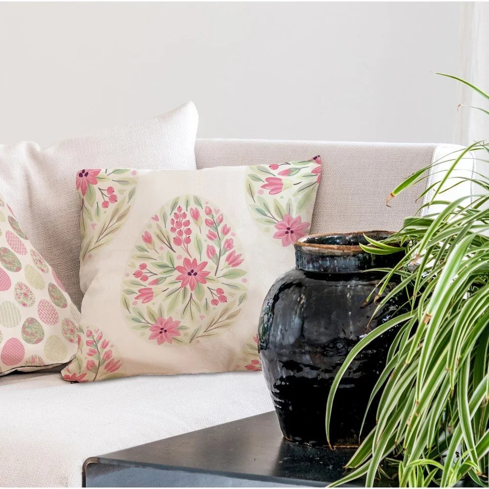 Pernă din bumbac Butter Kings Spring Eggs IV., 45 x 45 cm