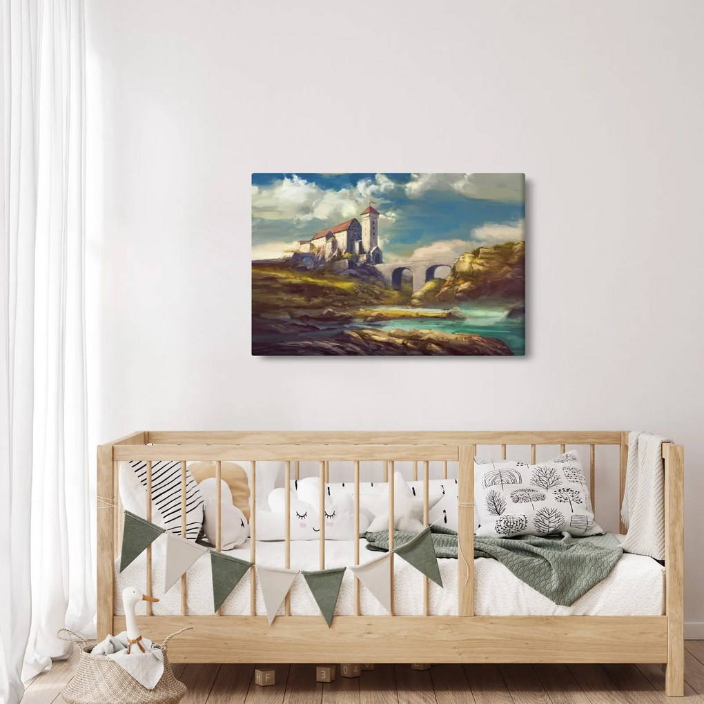 Tablou - Castelul medieval (90x60 cm)