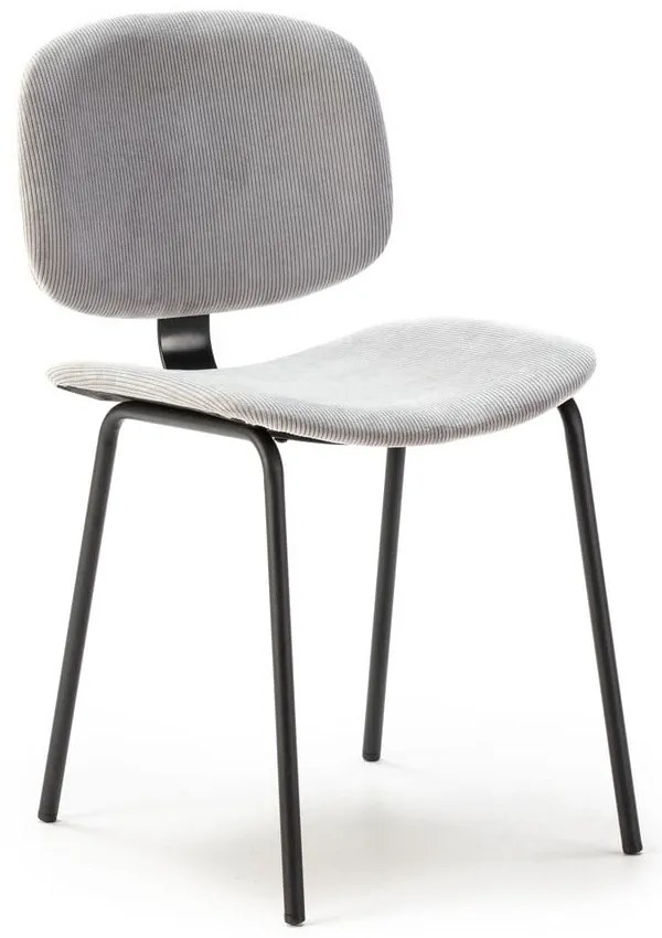 Scaune de dining gri 2 buc. Arus – Marckeric