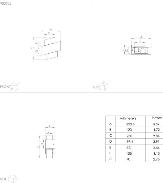 Aplică TIMPAROSSA 1xE27/40W/230V albă Eglo 900525