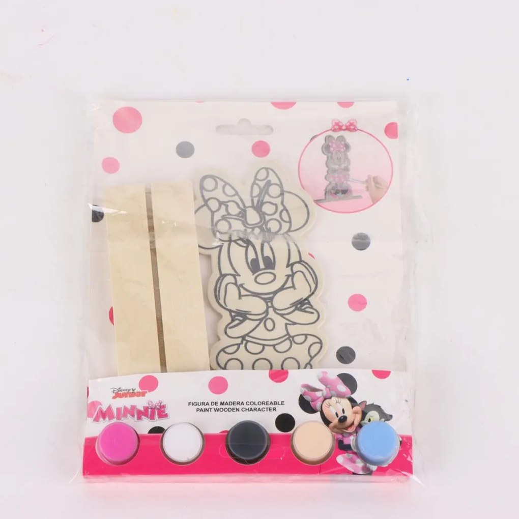 Disney Minnie Cutie figurină de lemn de pictat