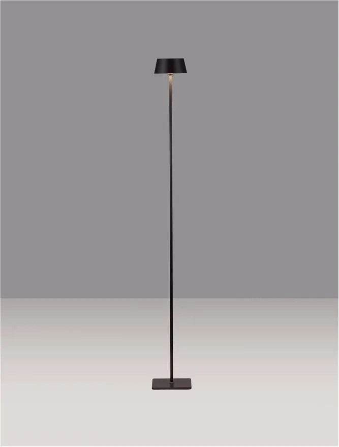 Lampadar/Lampa de podea LED portabila exterior IP54 PERSEA negru
