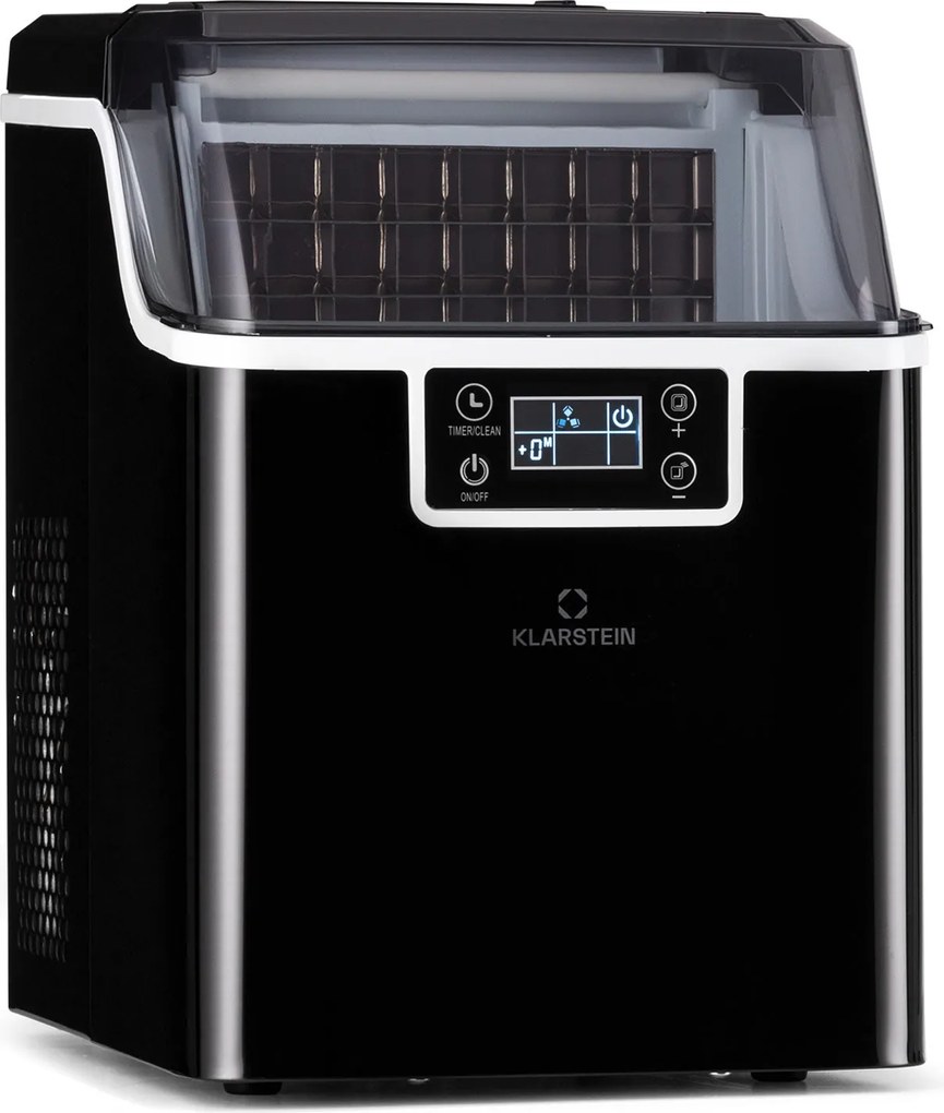 Klarstein Chios, aparat de făcut cuburi de gheață, 20 kg/24 h, Auto-Clean, rezervor de apă de 3,2 litri