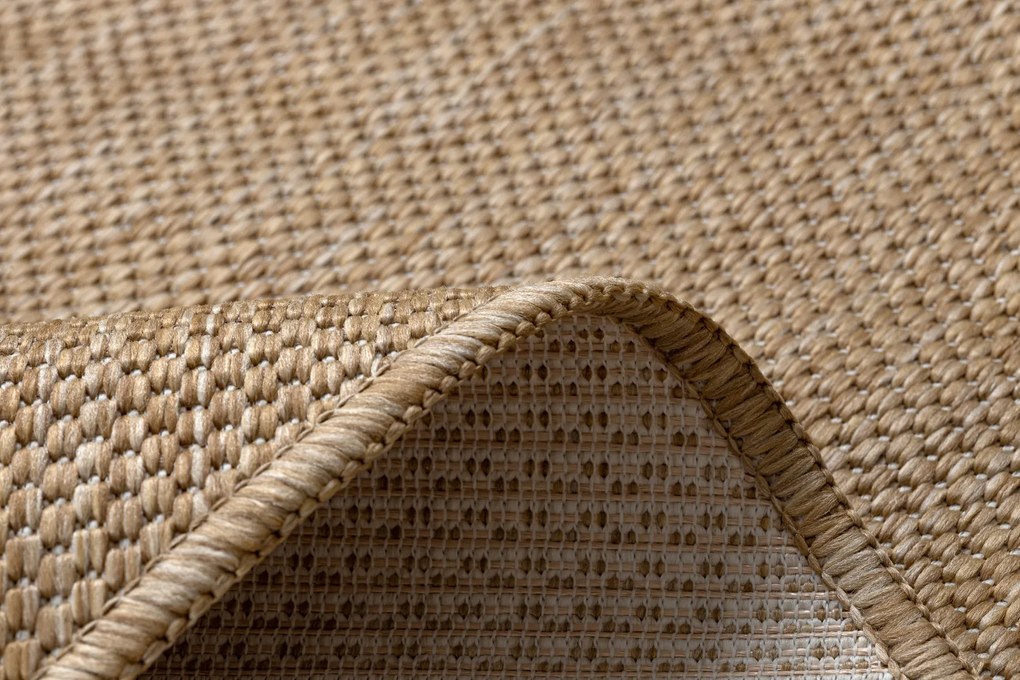 Covor SISAL SION cerc A5165A Melanj țesute plate natural