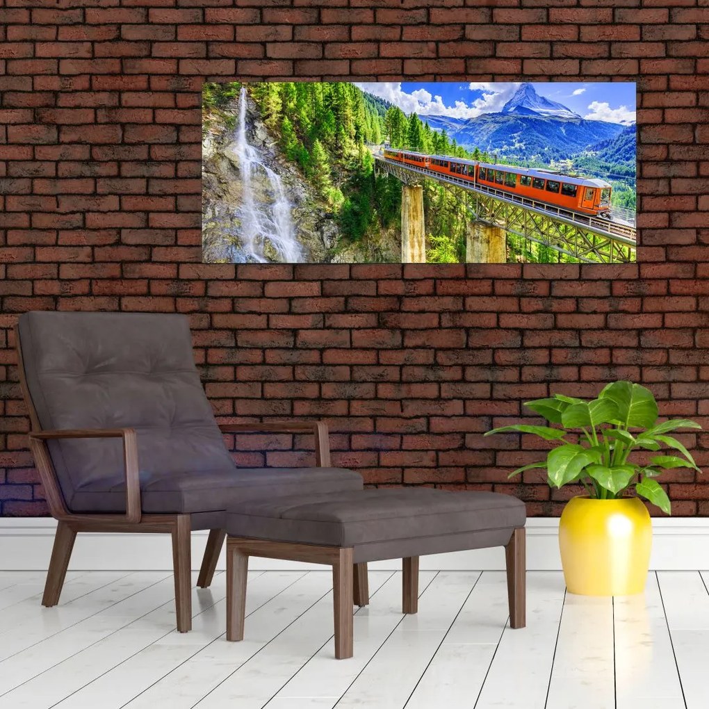 Tablou - Matterhorn, Zermatt, Valais, Elveția (120x50 cm)