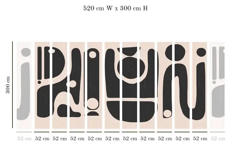 Tapet VLAdiLA Tribal Tide 520 x 300 cm