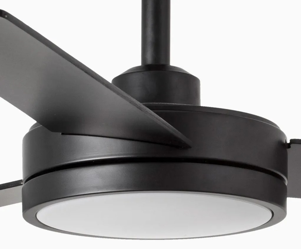 Lustra cu Ventilator si telecomanda BARTH L LED negru