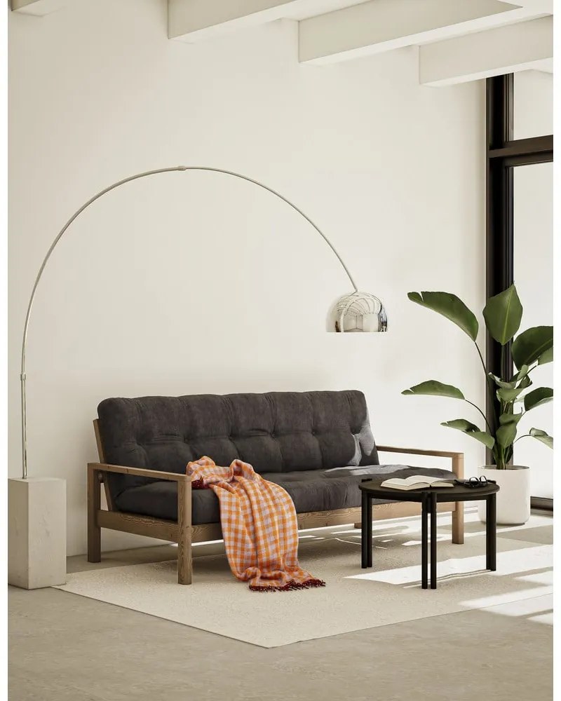 Canapea albastru-închis extensibilă 205 cm Knob – Karup Design