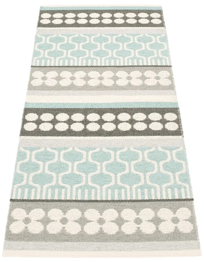 Covor pentru exterior și interior gri/turcoaz 70x90 cm Asta Pale Turquoise – Pappelina