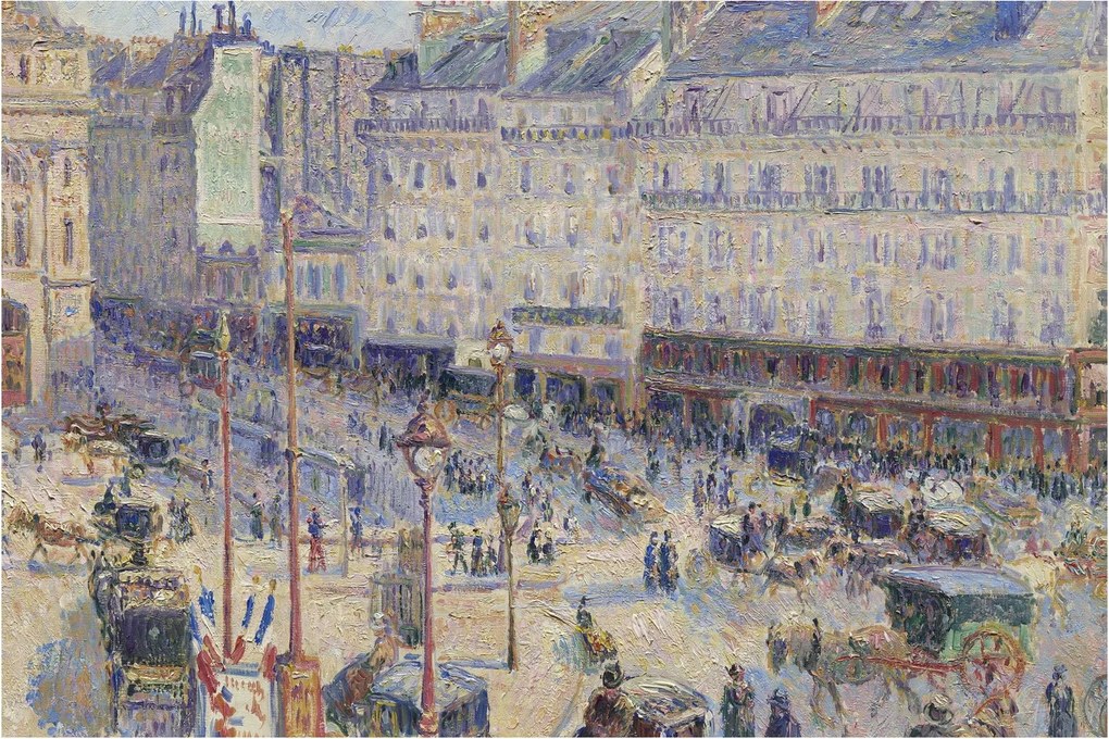 Tablou - Camille Pissarro, The Place du Havre, reproducere (90x60 cm)