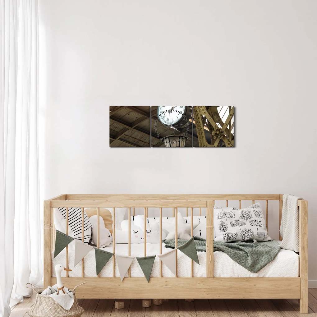 Tablou - Ceas (cu ceas) (90x30 cm)