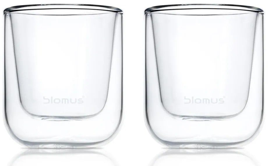 Pahare 2 buc. duble (2 straturi) 80 ml Nero – Blomus