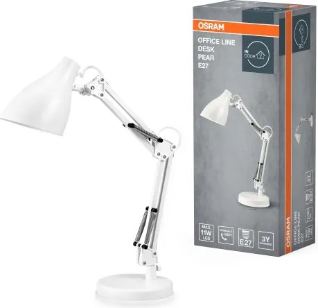 Osram - lampă de birou DESK LINE 1xE27/11W/230V albă