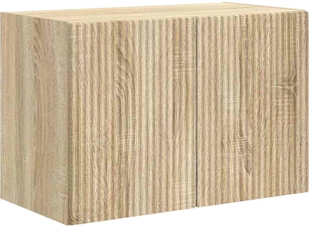 vidaXL Dulap TV de perete Pe perete Stejar Sonoma 59,5 x 31 x 40 cm