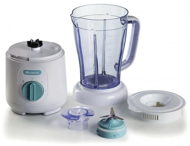 Blender Ariete BREAKFAST 0576/04, 500W, 1.5 L, 2 viteze + pulse, 4 lame otel, Alb