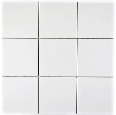 Mozaic ceramic CQ 105 alb mat 30x30 cm