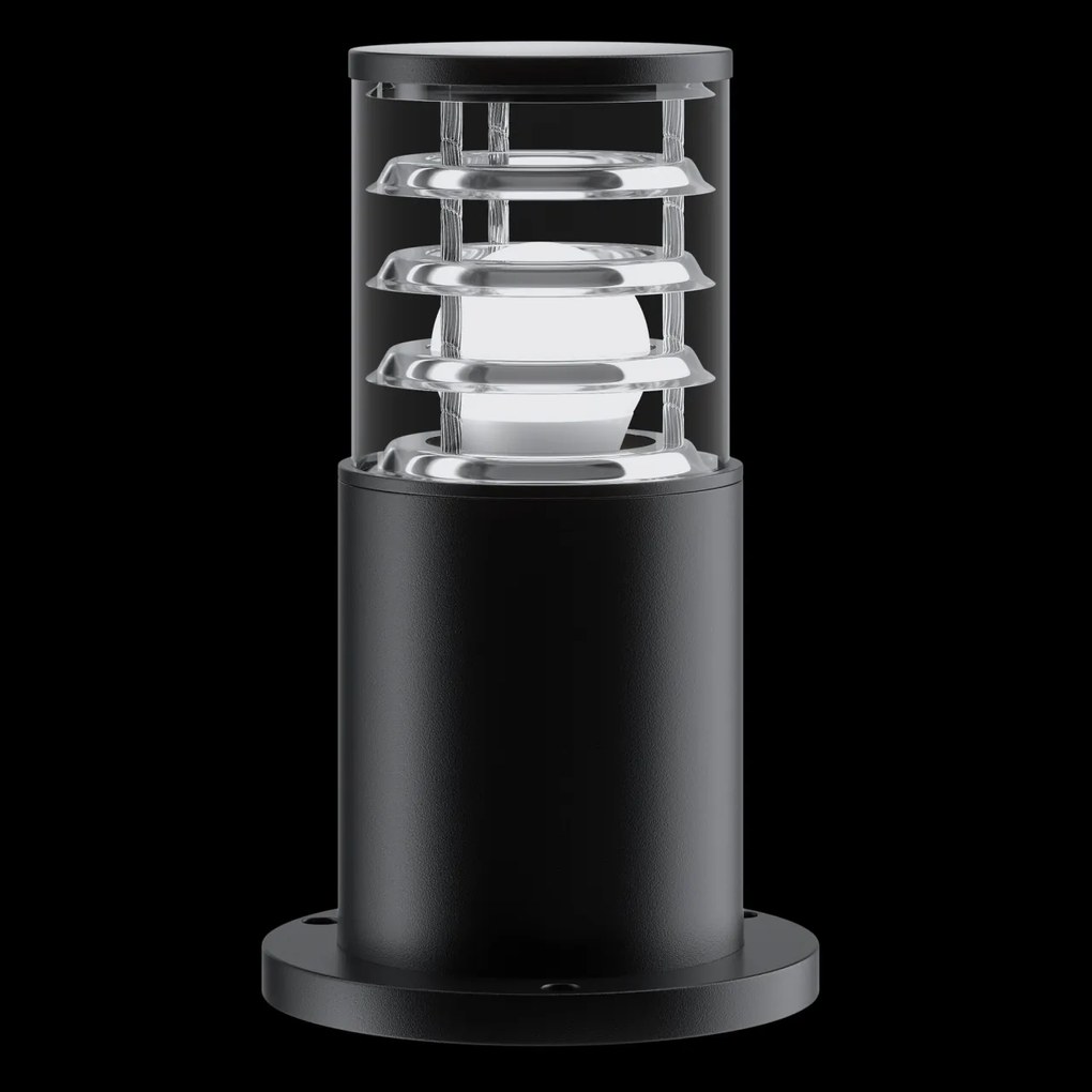 Stalp mic de exterior cu protectie IP54, Bronx negru