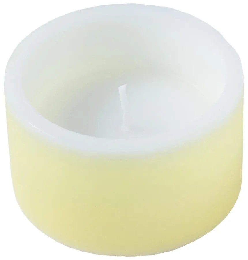 Lumânare adecvată pentru exterior Unipar Outdoor, durată ardere 17 h, galben