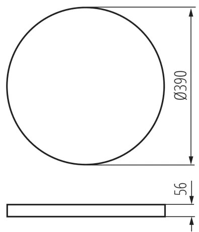 Plafonieră LED dimabilă Kanlux 38610 PLAFON LED/20W/230V 3000-6500K Wi-Fi negru