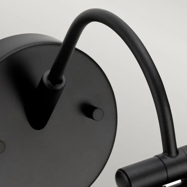 Aplică LED dimabilă pentru tablouri ALTON LED/6W/230V neagră Elstead ALTON-PL-S-BLK