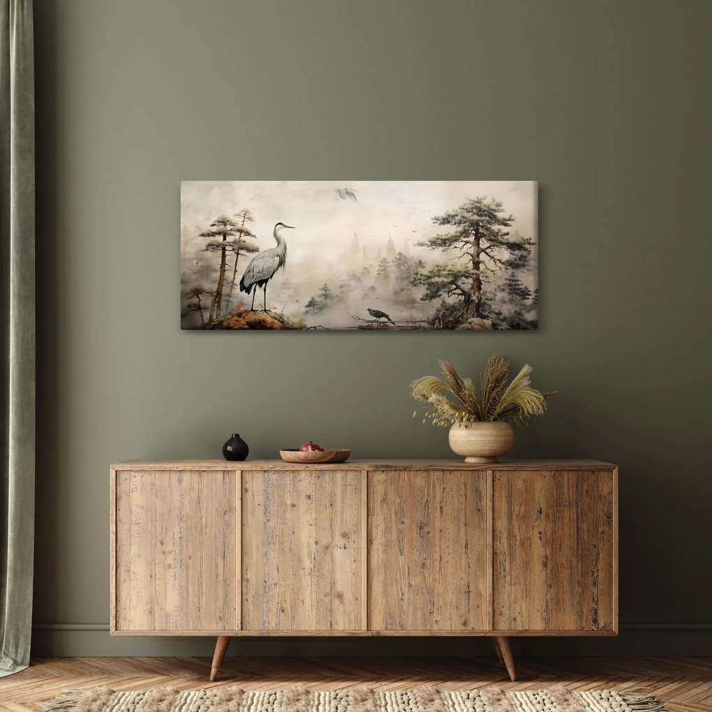 Tablou - Desen animat peisaj (120x50 cm)