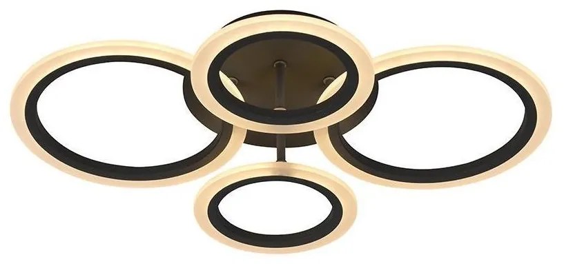 Lustră LED dimabilă aplicată LED/50W/230V 3000-6500K + telecomandă