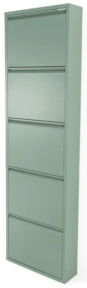 Pantofar verde-gri din metal Billy – Spinder Design