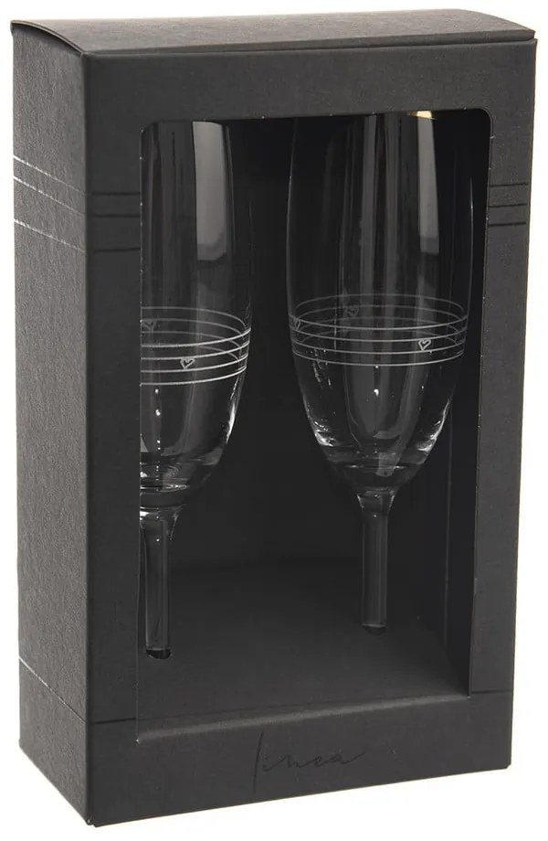 Pahare de șampanie 2 buc. 220 ml – Orion