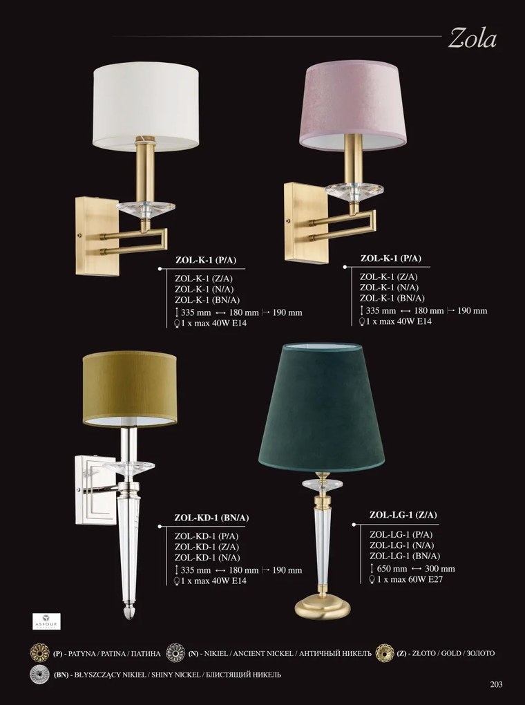 Veioza design clasic realizata manual Zola