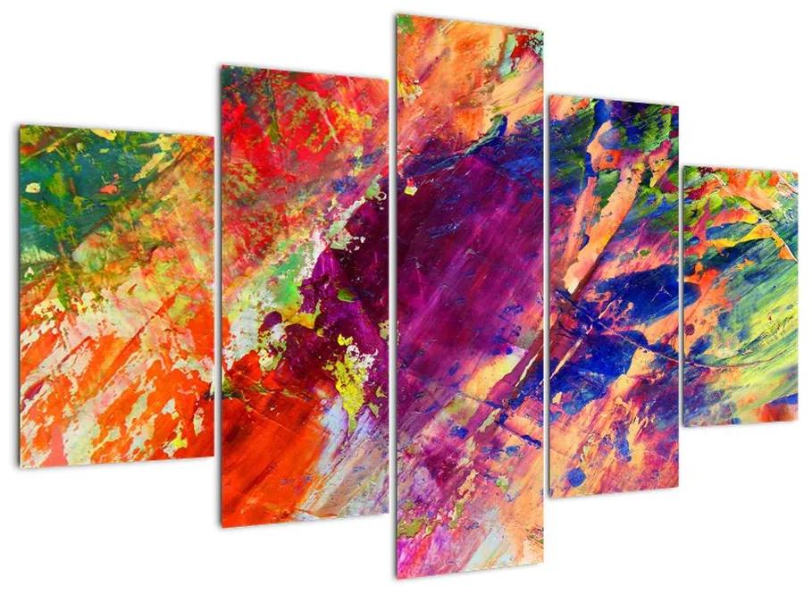 Tablou abstract în culori (150x105cm)
