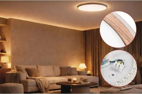 Plafonieră LED dimabilă ILVI LED/30W/230V 2700-6500K Ø 40 cm bej + telecomandă