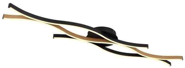 Plafonieră LED GERONIMO LED/35W/230V negru Globo 67206DW