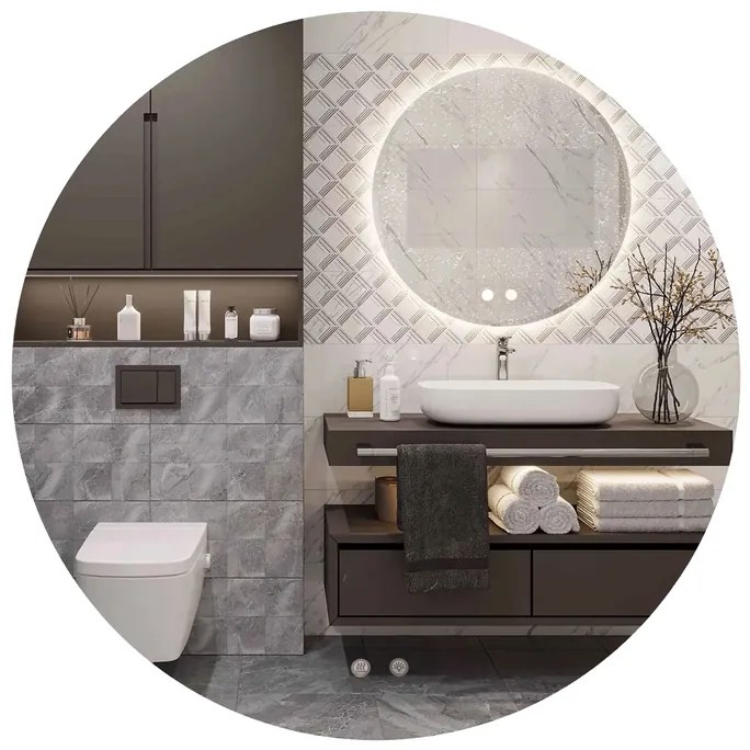 Oglinda LED 60cm HZJ060