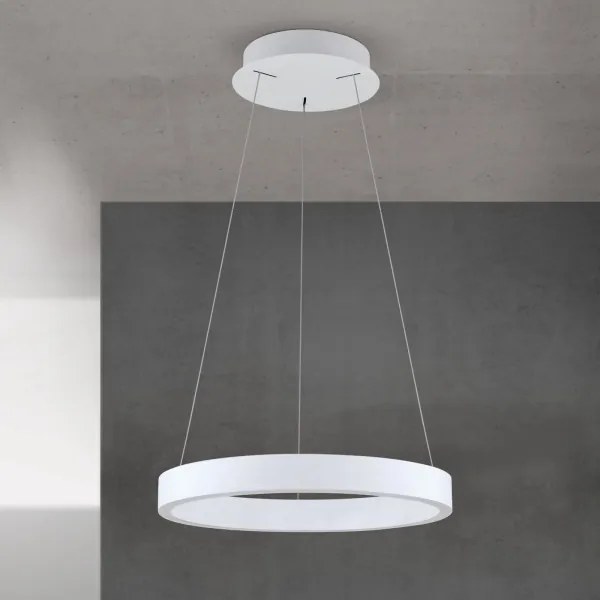 Orion - Pendul LED dimabil pe cablu KOLK, LED/40W/230V, 2700/3000/4000K, Ø 40 cm, alb