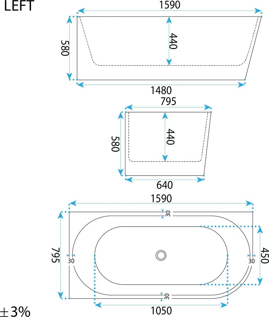 Cada SYDNEY BELLANTO LEFT 160cm