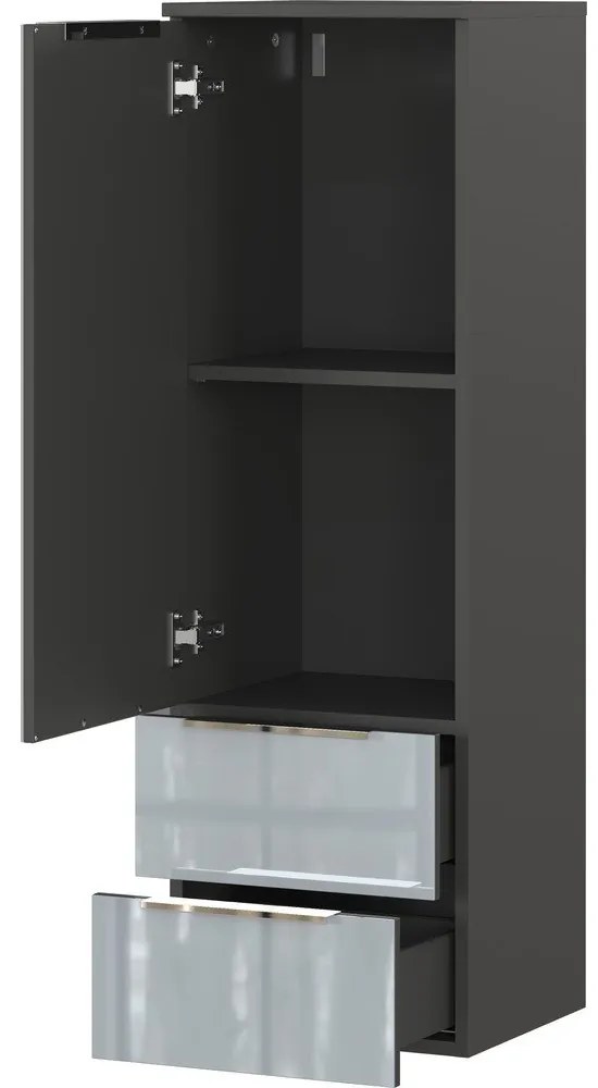 Dulap de baie de perete gri 36x111 cm Vasio – Germania