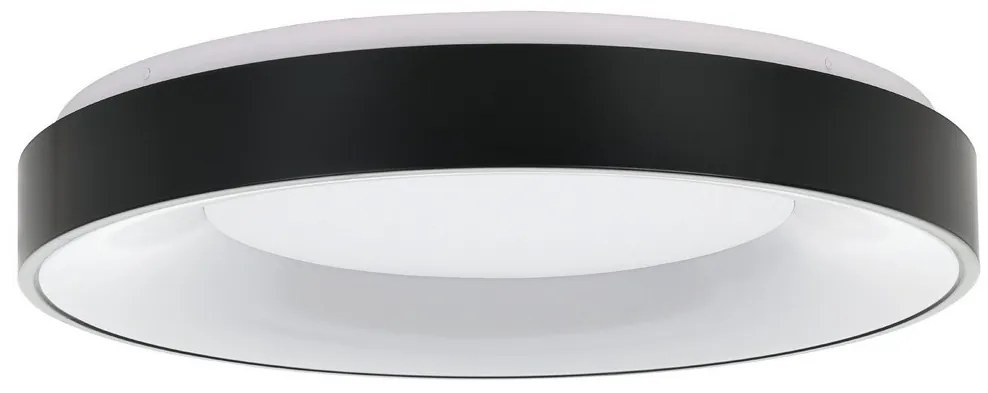 Plafonieră LED dimabilă JUTIO 4xLED/8,1W/230V negru Eglo 75661 + telecomandă