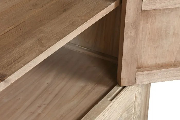 Bufet rustic, din lemn masiv, cu 3 sertare, „Étable”