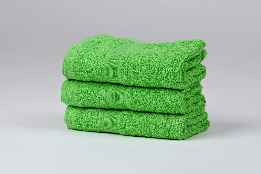 Prosop SOFT 70x125 cm verde, 100% bumbac