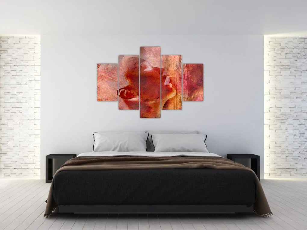 Tablou - Profilul feței feminine (150x105 cm)