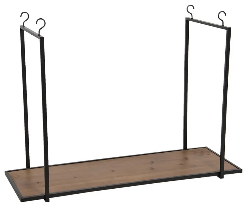 Raft de perete, din metal, cu agatatori, Montclair
